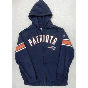 New‎ England Patriots Game Day Hoodie Jacket (Mens XL) Blue - Bill Belichick